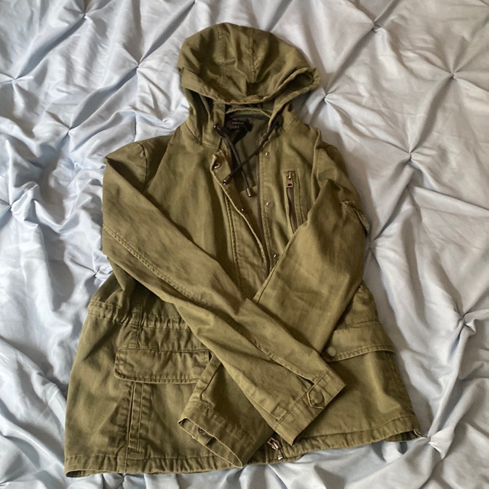 Forever 21 green jacket